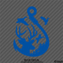 Buck, Ducks and Fish Hook Scene Vinyl Decal