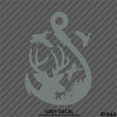 Buck, Ducks and Fish Hook Scene Vinyl Decal