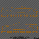 6th Gen Chevy Camaro Convertible Silhouette (PAIR) Vinyl Decal Style 1
