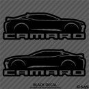 6th Gen Chevy Camaro Silhouette (PAIR) Vinyl Decal Style 2