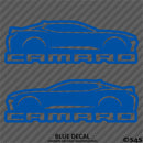 6th Gen Chevy Camaro Silhouette (PAIR) Vinyl Decal Style 2