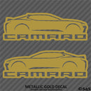 6th Gen Chevy Camaro Silhouette (PAIR) Vinyl Decal Style 2