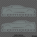 6th Gen Chevy Camaro Silhouette (PAIR) Vinyl Decal Style 2