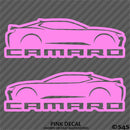 6th Gen Chevy Camaro Silhouette (PAIR) Vinyl Decal Style 2
