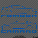6th Gen Chevy Camaro Silhouette (PAIR) Vinyl Decal Style 1