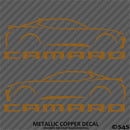 6th Gen Chevy Camaro Silhouette (PAIR) Vinyl Decal Style 1