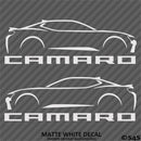 6th Gen Chevy Camaro Silhouette (PAIR) Vinyl Decal Style 1