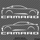 6th Gen Chevy Camaro Silhouette (PAIR) Vinyl Decal Style 1