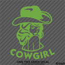 Sexy Cowgirl Silhouette Vinyl Decal