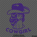 Sexy Cowgirl Silhouette Vinyl Decal