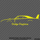 1969 Dodge Charger Daytona Classic Car Silhouette Vinyl Decal - S4S Designs