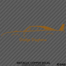 1969 Dodge Charger Daytona Classic Car Silhouette Vinyl Decal - S4S Designs