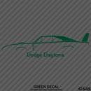 1969 Dodge Charger Daytona Classic Car Silhouette Vinyl Decal - S4S Designs