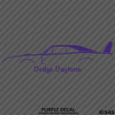 1969 Dodge Charger Daytona Classic Car Silhouette Vinyl Decal - S4S Designs