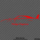 1969 Dodge Charger Daytona Classic Car Silhouette Vinyl Decal - S4S Designs