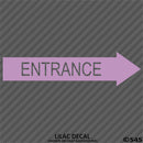 Business Decal: Entrance Arrow RIGHT Vinyl Decal - S4S Designs
