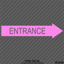 Business Decal: Entrance Arrow RIGHT Vinyl Decal - S4S Designs