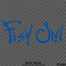 "Fish On!" Fishing Vinyl Decal