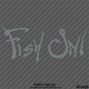 "Fish On!" Fishing Vinyl Decal