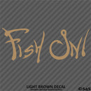 "Fish On!" Fishing Vinyl Decal