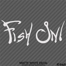 "Fish On!" Fishing Vinyl Decal