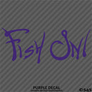 "Fish On!" Fishing Vinyl Decal