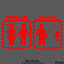 Problem - Problem Solved Funny Fishing Vinyl Decal