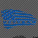American Flag: Veteran Patriotic Vinyl Decal