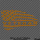 American Flag: Veteran Patriotic Vinyl Decal