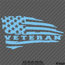 American Flag: Veteran Patriotic Vinyl Decal