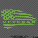 American Flag: Veteran Patriotic Vinyl Decal
