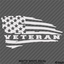 American Flag: Veteran Patriotic Vinyl Decal