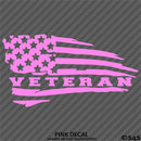American Flag: Veteran Patriotic Vinyl Decal