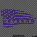 American Flag: Veteran Patriotic Vinyl Decal