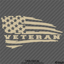 American Flag: Veteran Patriotic Vinyl Decal