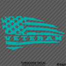 American Flag: Veteran Patriotic Vinyl Decal