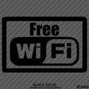 Business Decal: "Free Wifi" Vinyl Decal - S4S Designs
