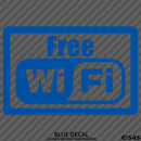 Business Decal: "Free Wifi" Vinyl Decal - S4S Designs