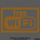 Business Decal: "Free Wifi" Vinyl Decal - S4S Designs