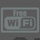 Business Decal: "Free Wifi" Vinyl Decal - S4S Designs