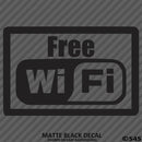 Business Decal: "Free Wifi" Vinyl Decal - S4S Designs