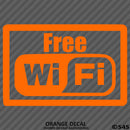 Business Decal: "Free Wifi" Vinyl Decal - S4S Designs