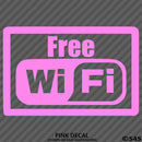 Business Decal: "Free Wifi" Vinyl Decal - S4S Designs