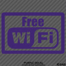Business Decal: "Free Wifi" Vinyl Decal - S4S Designs