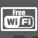 Business Decal: "Free Wifi" Vinyl Decal - S4S Designs