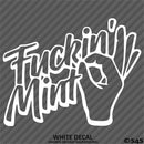 Fuckin' Mint JDM Style Vinyl Decal