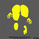Sexy Butt Silhouette Funny Adult Vinyl Decal