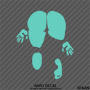 Sexy Butt Silhouette Funny Adult Vinyl Decal