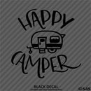 Happy Camper Camping Vinyl Decal - S4S Designs