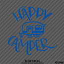 Happy Camper Camping Vinyl Decal - S4S Designs